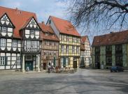 21-4-2006 - Quedlinburg er på USESCOs verdensarvl-liste og har mange fine velrestaurerede huse.
