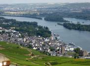 7-7-2019 - Udsigt over Rüdesheim fra Niederwald Denkmal.